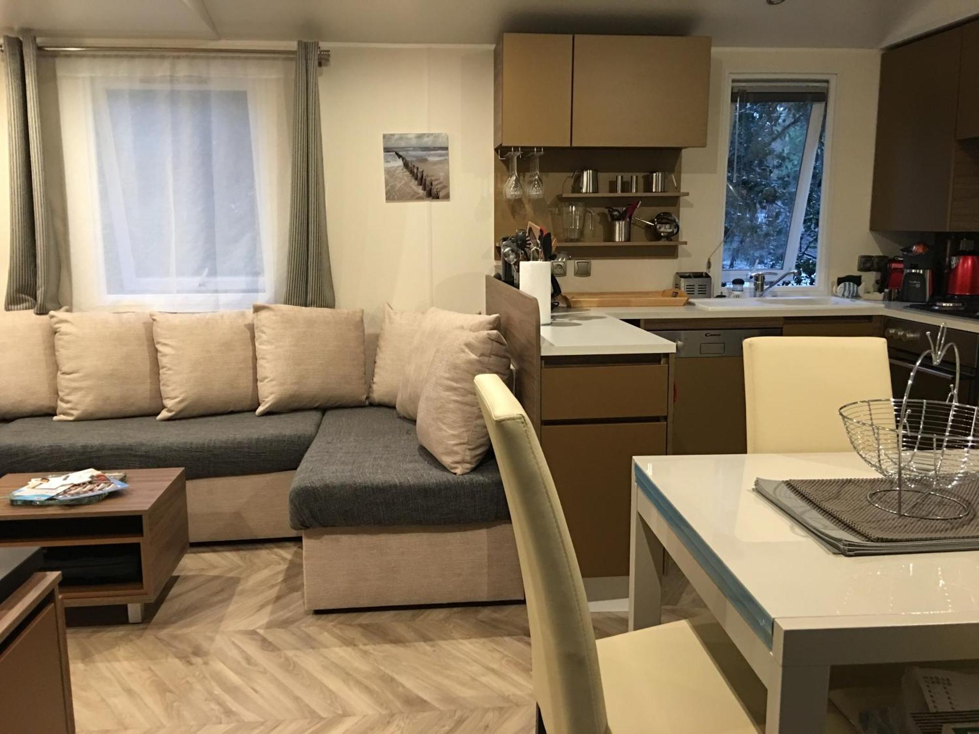 Mobilhome Familial 6 A 7 P 3 Chambres 42 M2 Saint Brevin Les Pierres Couchees Kültér fotó